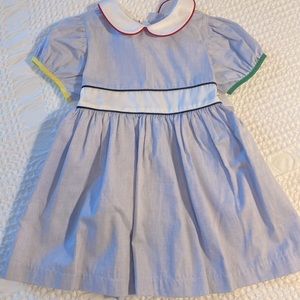 BELLA BLISS GIRLS BLUE CHAMBRAY
JANIE COLORBLOCK SCHOOL DRESS